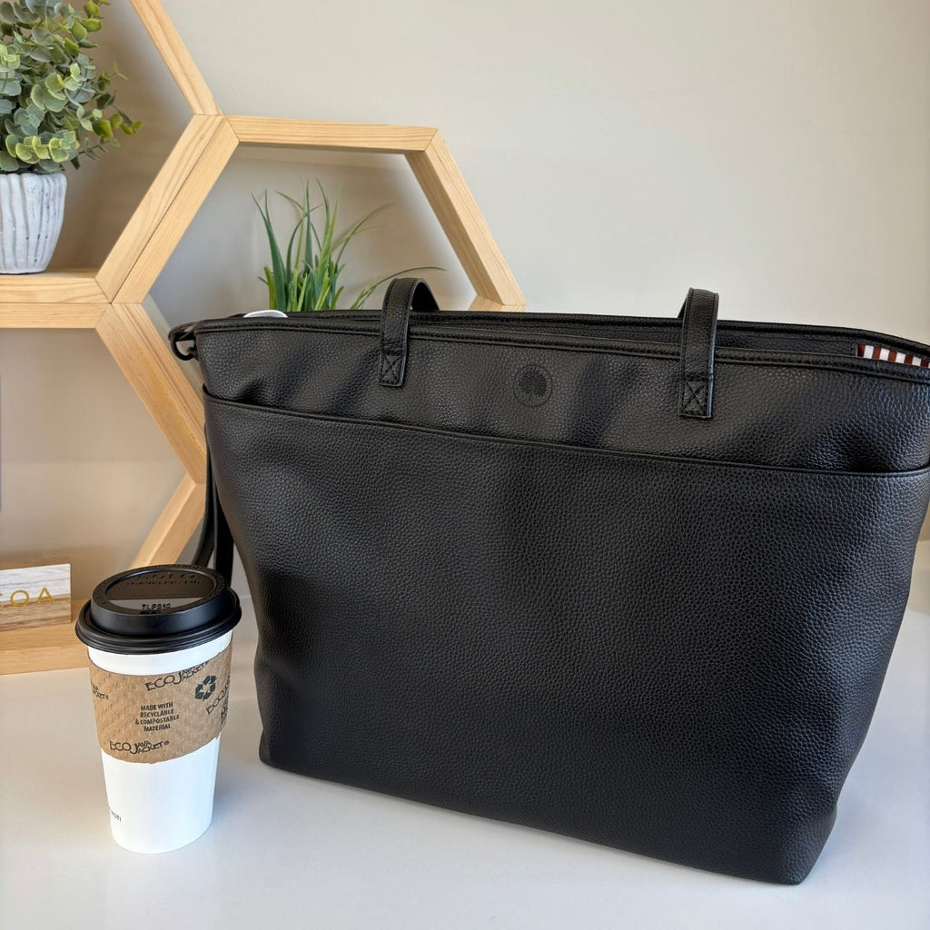 Willow Vegan Leather Diaper Tote