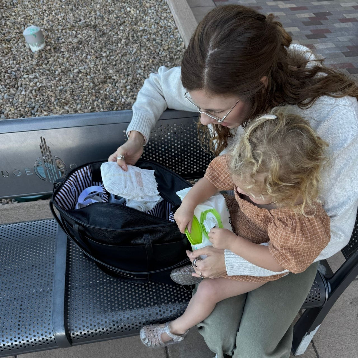 Willow Vegan Leather Diaper Tote