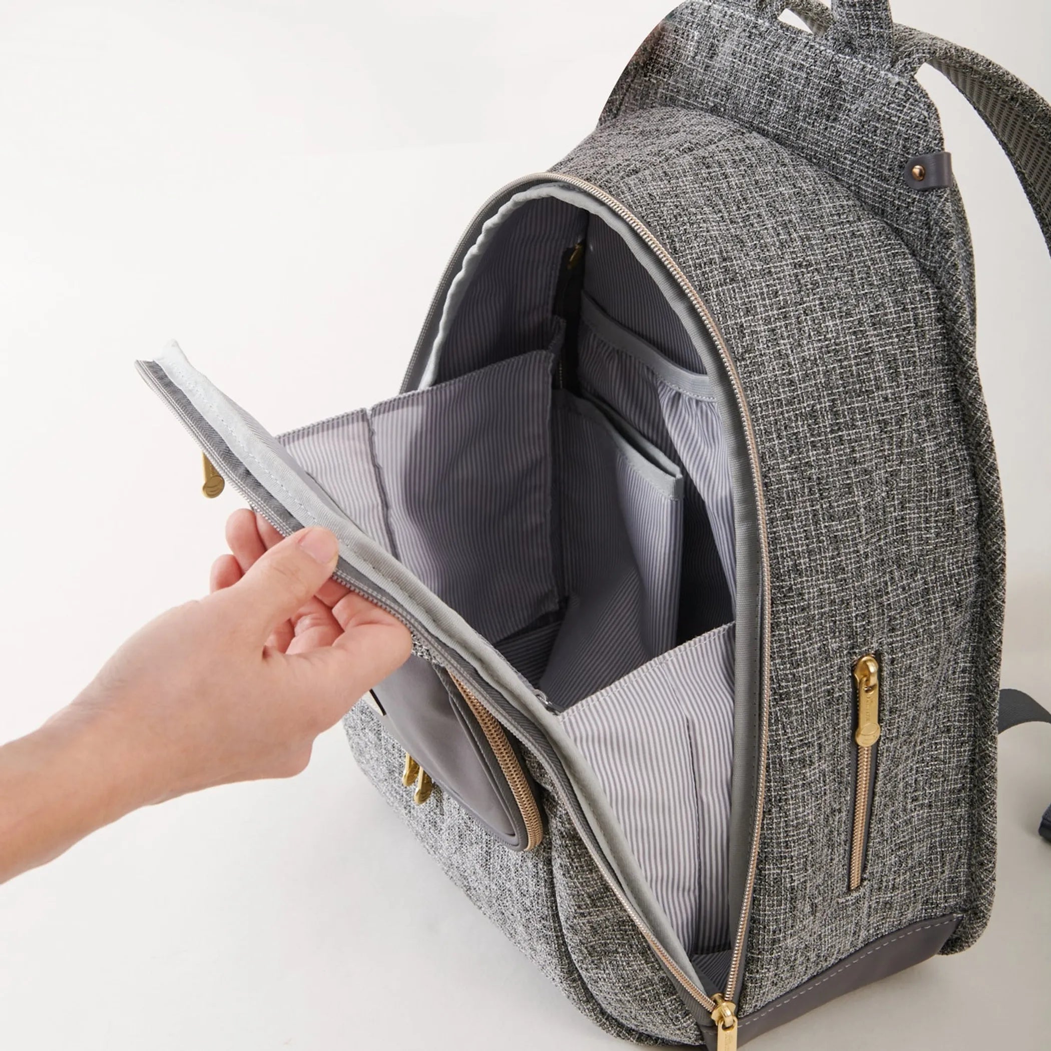 Tweed Luxe Diaper Backpack
