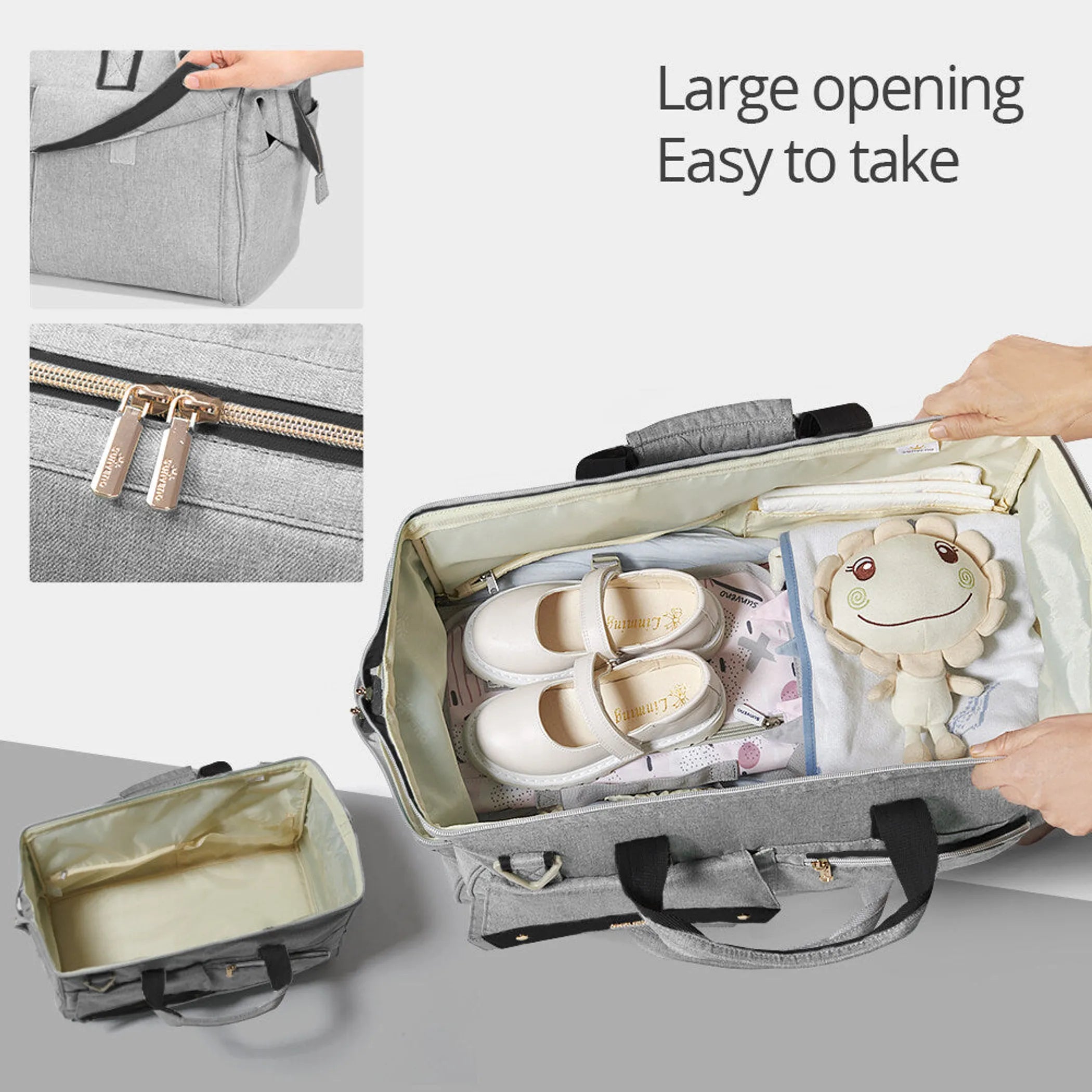 3-in-1 Diaper Travel Tote