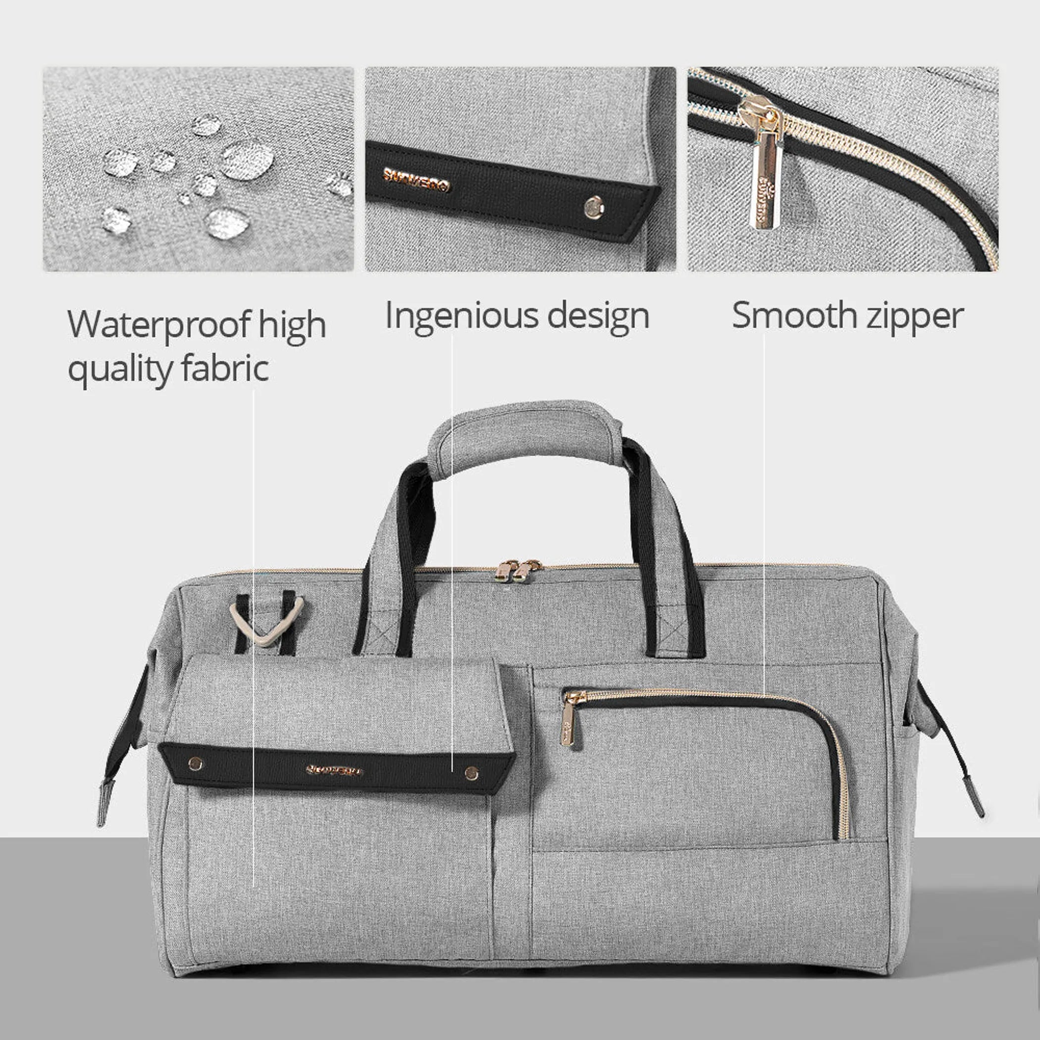 3-in-1 Diaper Travel Tote