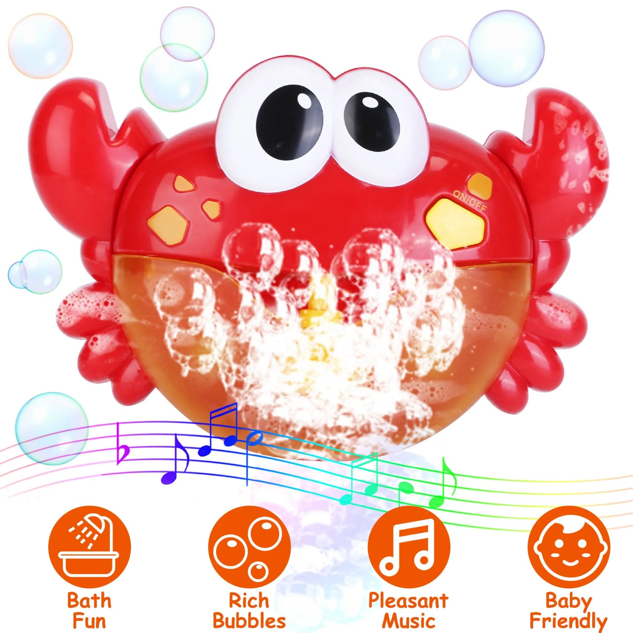 Musical Bubble Bath Frog