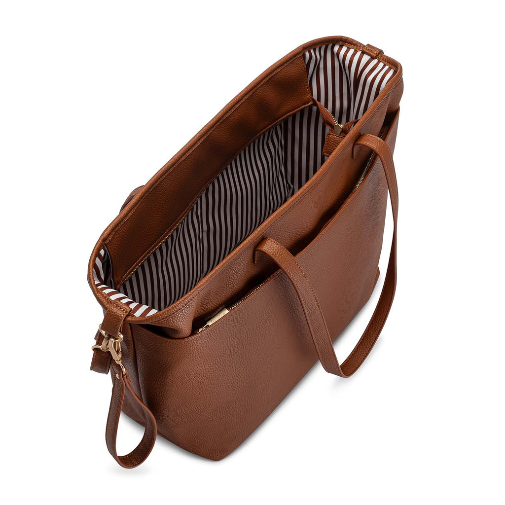 Willow Vegan Leather Diaper Tote
