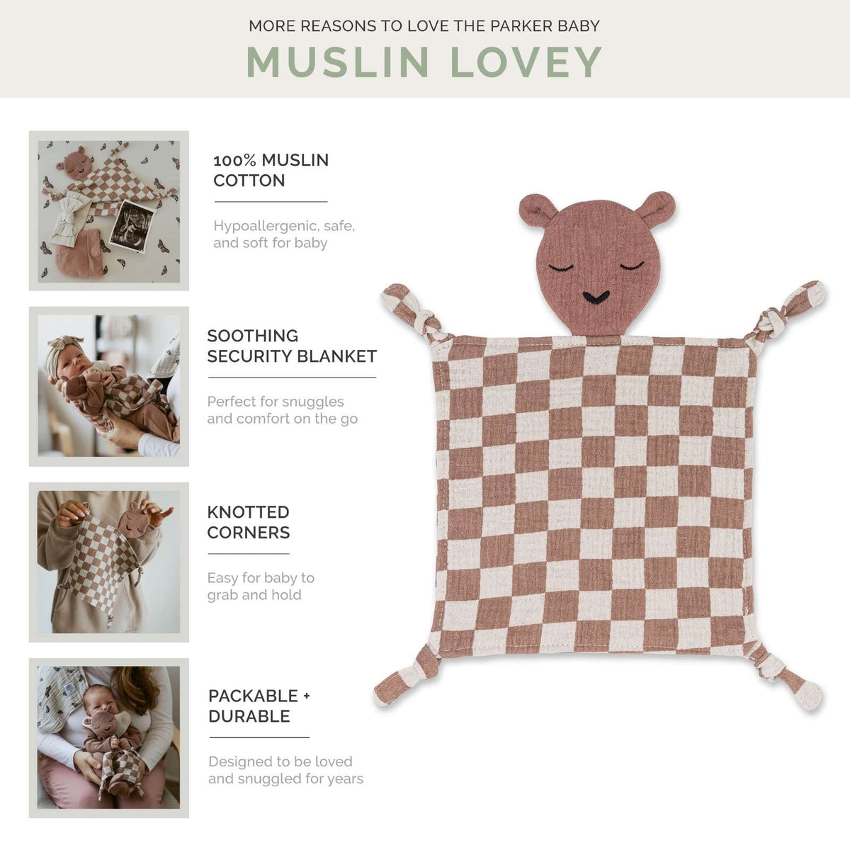 Muslin Baby Lovey