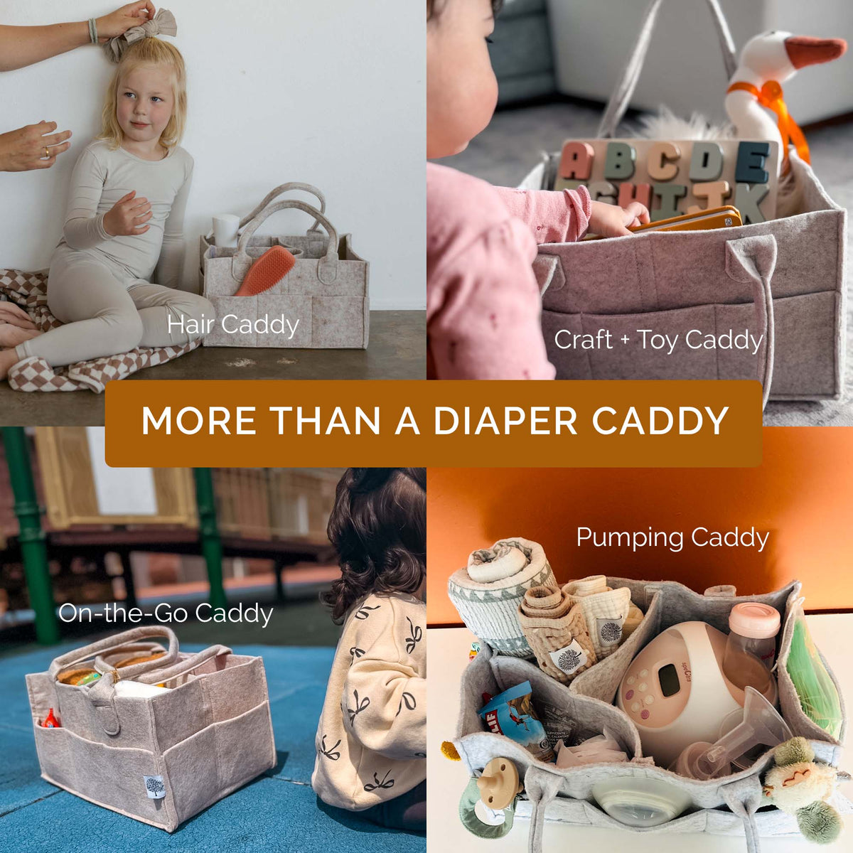 Felt Diaper Caddy