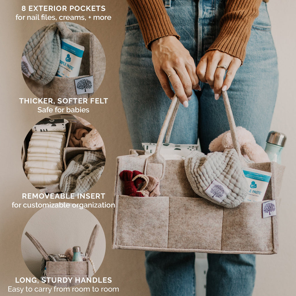 Felt Diaper Caddy