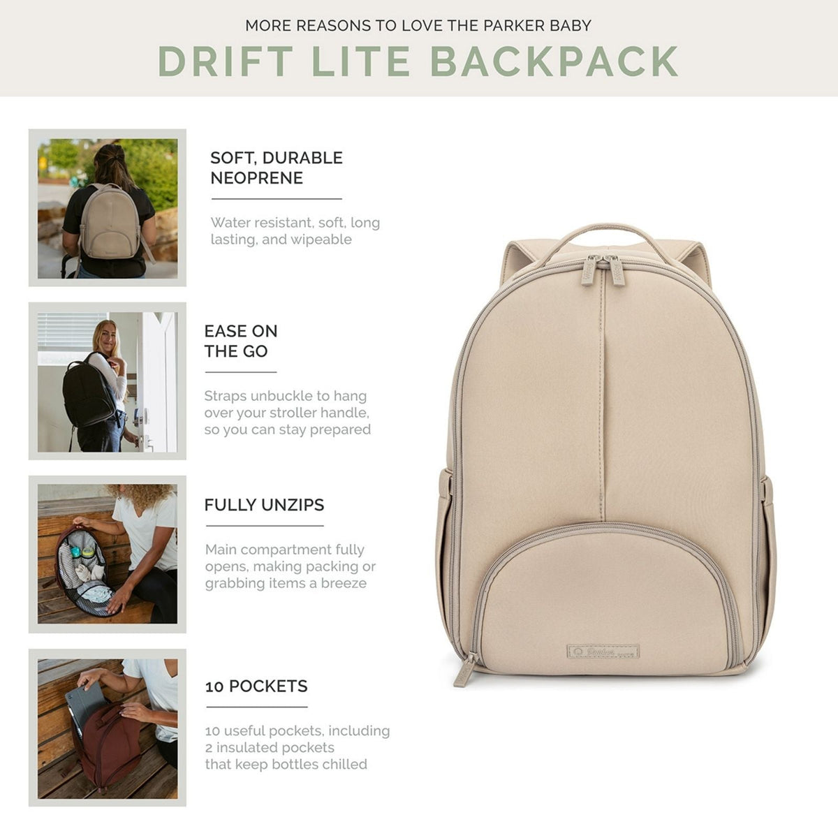 Neoprene Diaper Backpack