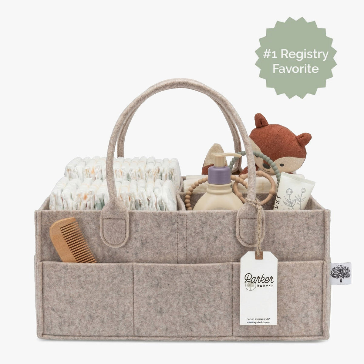Felt Diaper Caddy