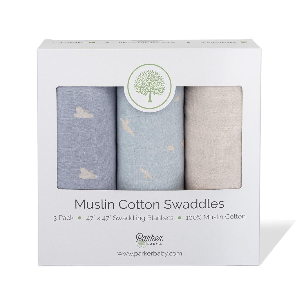 Muslin Swaddle Blanket Set