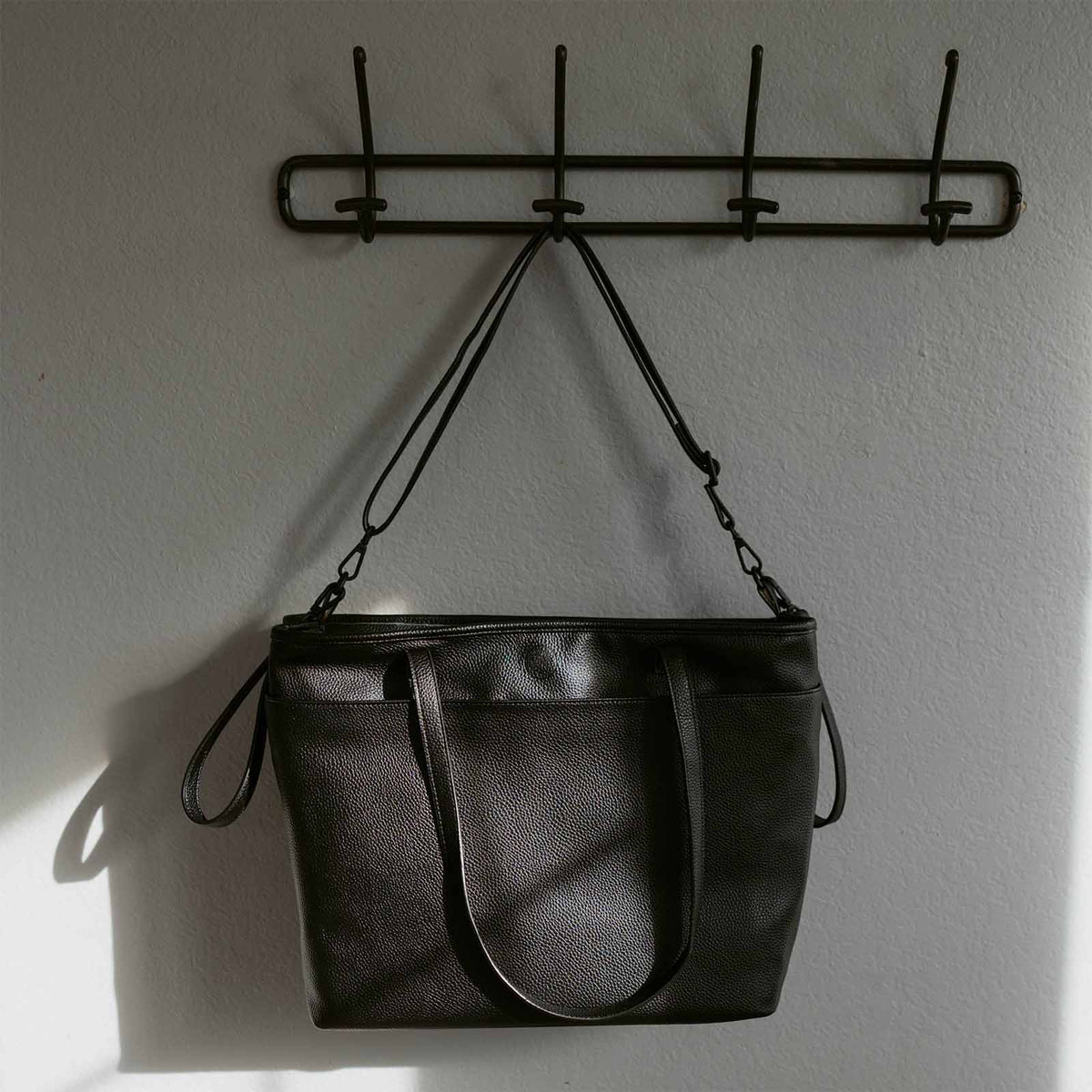 Willow Vegan Leather Diaper Tote