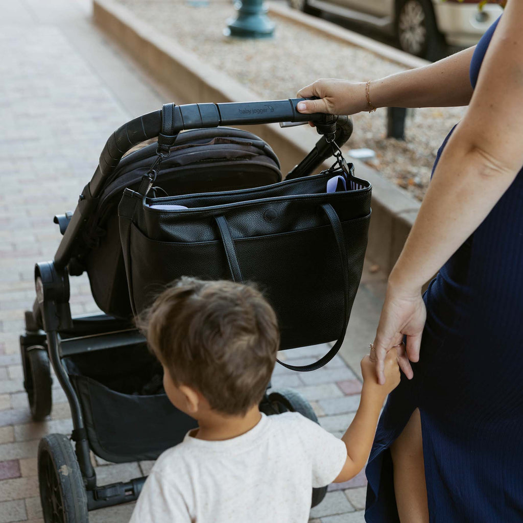 Willow Vegan Leather Diaper Tote