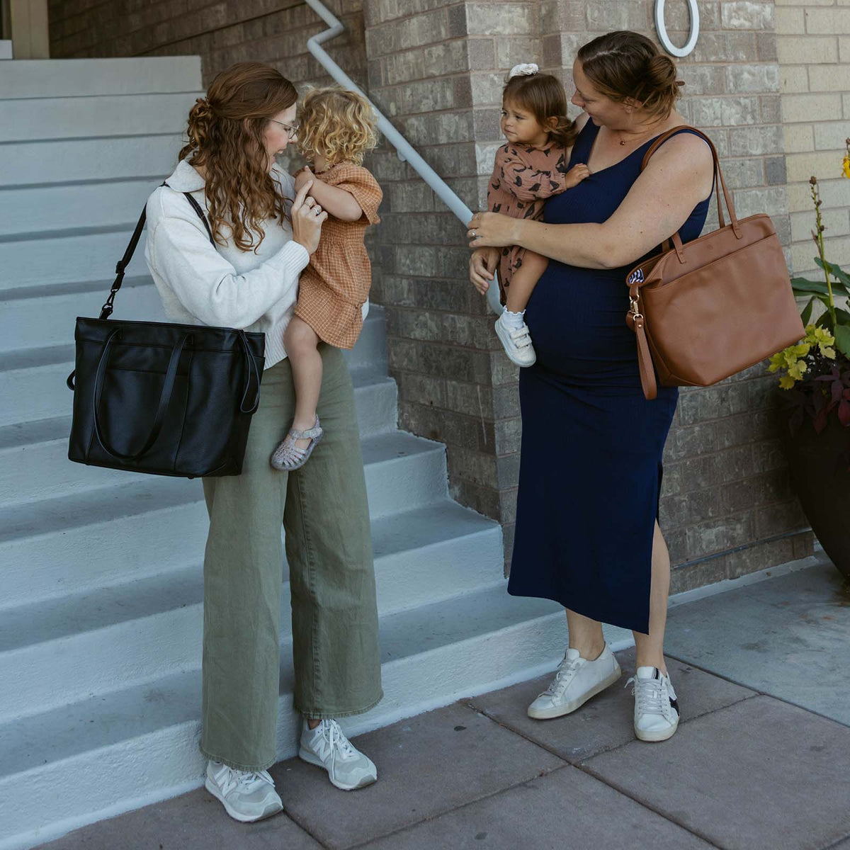 Willow Vegan Leather Diaper Tote