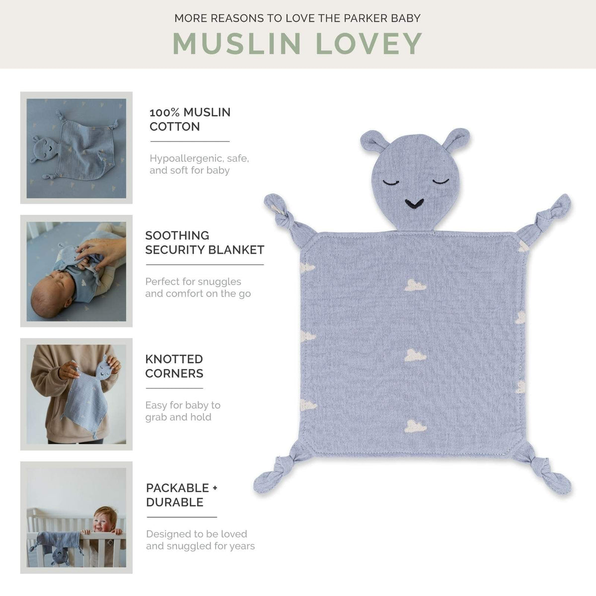 Muslin Baby Lovey